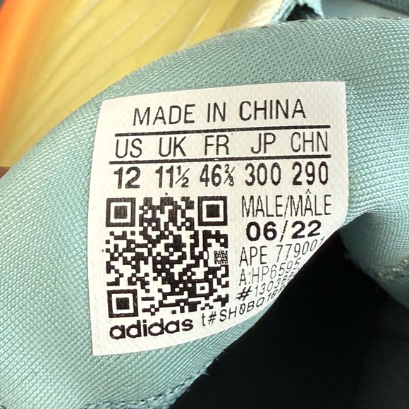 adidas Yeezy Quantum 'Hi-Res Coral' athletic sneaker shoes men’s size 12 - Picture 9 of 10